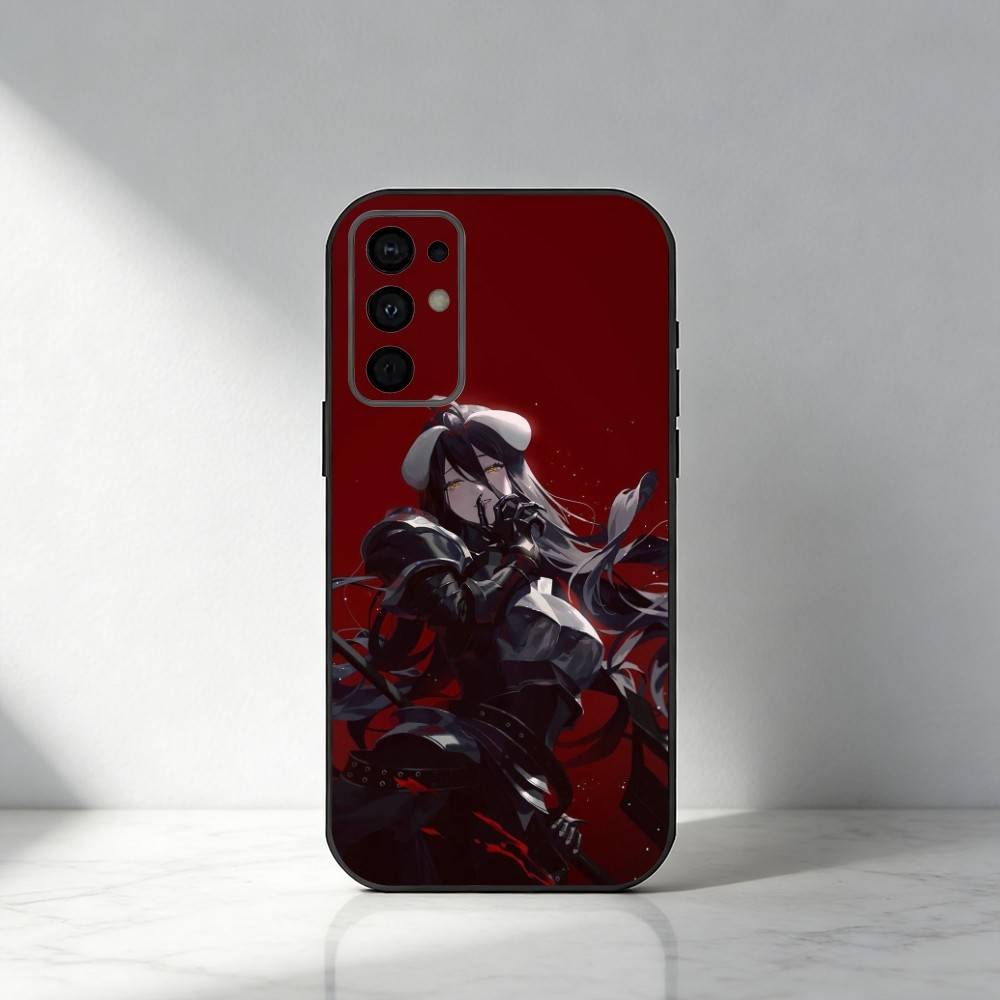 Anime O-Overlord  Phone Case For Samsung S25,S24,S21,S22,S23,S30,Ultra,S20,Plus,Fe,Note,5G Black Cover