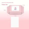Portable No-Rinse Facial Cleansing Wipes - Disposable Makeup Remover Cotton Pads