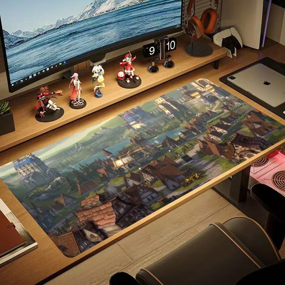 Gaming Mouse Pad xcm Heroes of Might and Magic Computer Keyboard Deskmat Office Accessories Desk Mat Carpet Xxl Mousepad