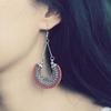 Tibetan Jewelry Vintage Drop Earrings Handmade U Shape Dangle Earrings for Women Brincos Fashion Ethnic Earrings