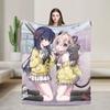 You and Me and Her A Love Story Miyuki Aoi Print Blanket For Men Women Super Soft Cozy Throw Blankets for Couch Multi-size