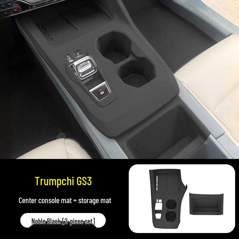 Trumpchi GS3 Konsol Silikonmatta & Växelväljare Panel Trådlös Laddningsfilm.