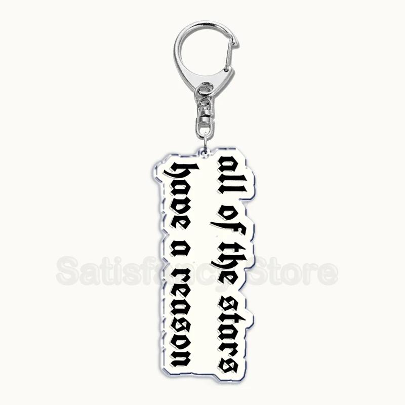 Lil Peep Rapper Acrylic Key Chain Pendant Key Ring Crybaby Hellboy Love Yikes Keychains Keyring for Bag Pendant Jewelry Gifts