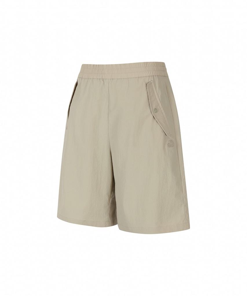 DISCOVERY EXPEDITION Women'S Freshvent Lightweight Woven Training A-Line Shorts (Beige2)