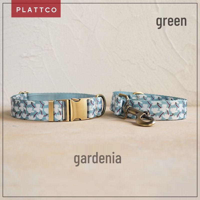 PLATTCO Soft Comfort Dog Collar & Leash Set with Metal Buckle PDC345 XL