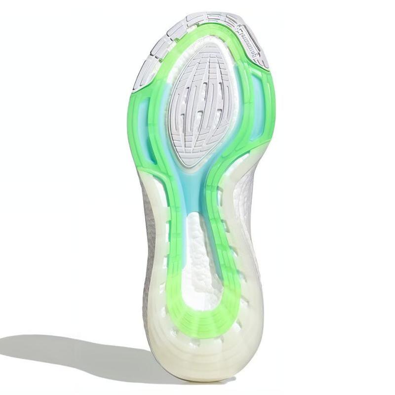 Adidas Ultra Boost 22 White Bliss Blue Solar Green Sneakers GX5913