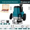 High-Power Multi-Functional Router: Industrial-Grade Bakelite Milling, Woodworking Engraving, Trimming, and Grooving Machine. Electric Tools.