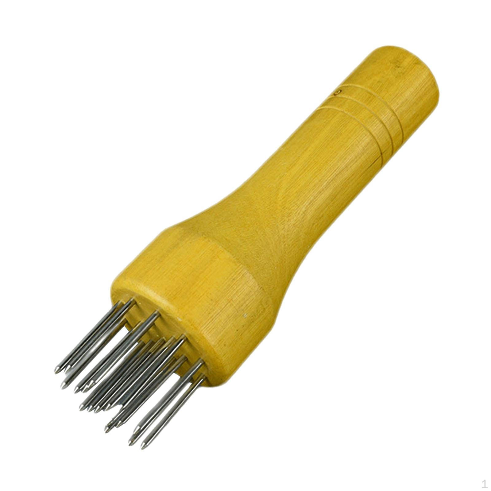 

Тендерайзер для мяса Размягчающий Компактный Профессиональный 14,5 см Кухонный гаджет Деревянная ручка для