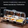 Zhebu Stainless Steel Food Display Tray with Transparent Lid