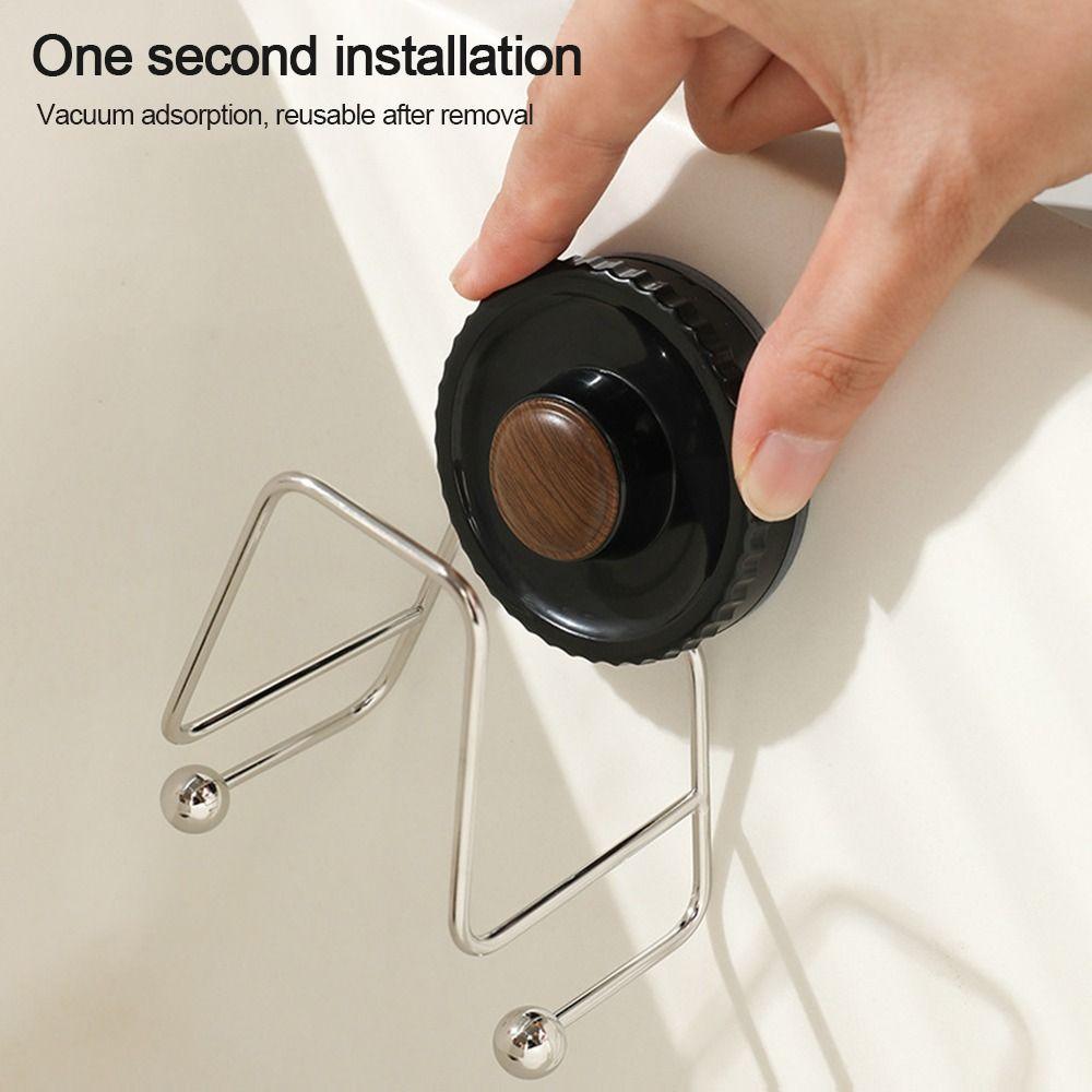 Suction Cup Sponge Holder Stainless Steel Quick Drying Sponge Drain Rack Multi-Functional Wall Mount Kitchen Sink Organizer