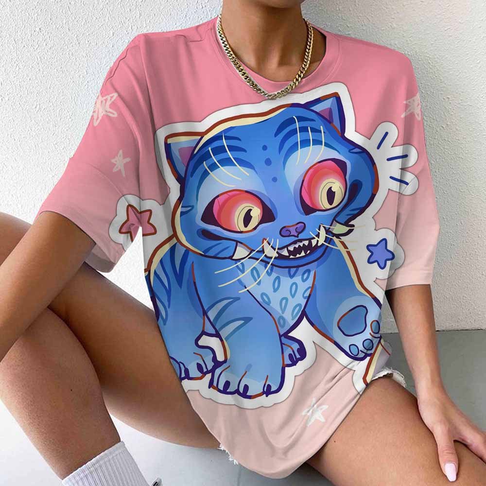 Kpop Witch Hunting Group Boys Band Members Pattern 3D Print Women's T-shirt Summer New Streetwear