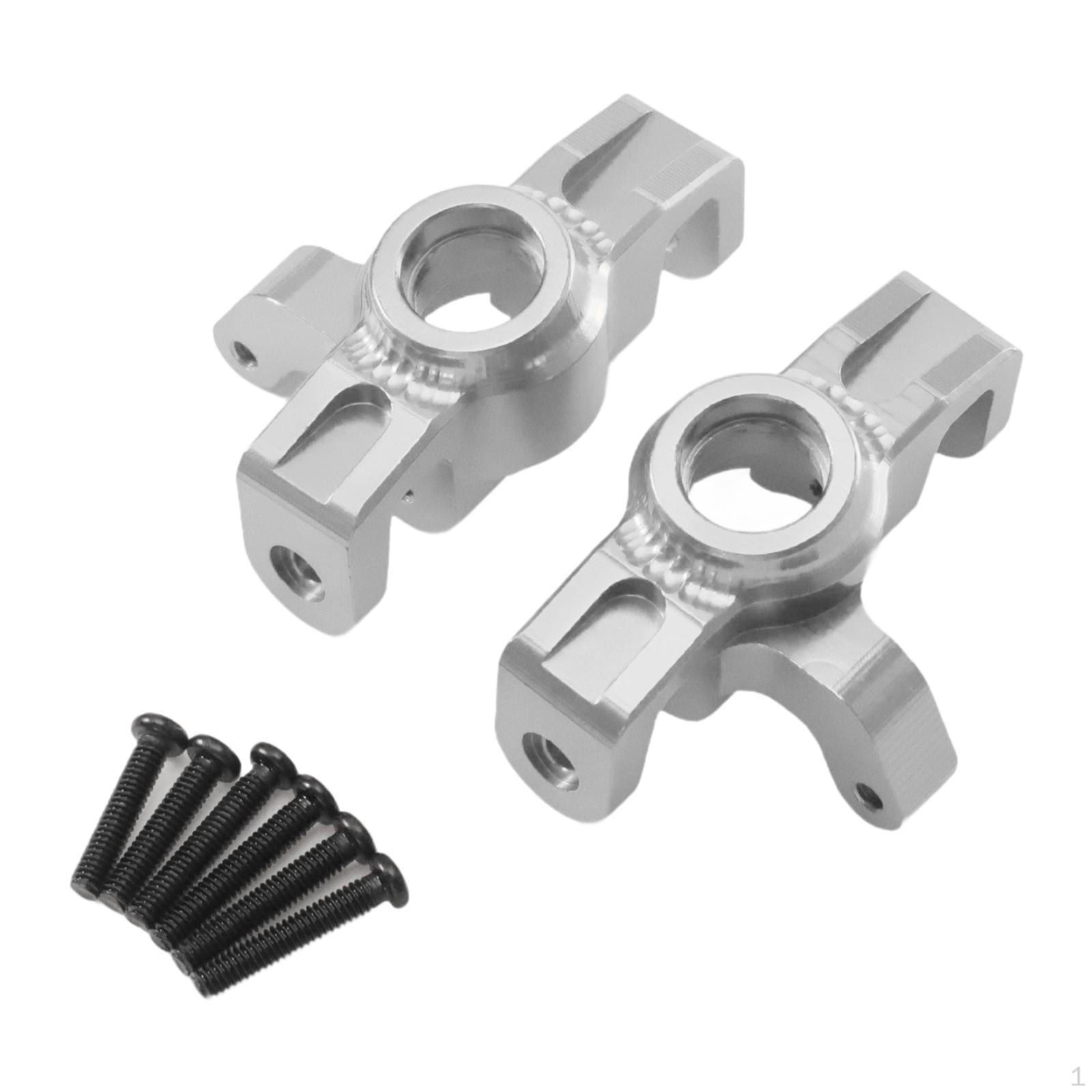 

RC Car Front Steering Cup 1/14 Modification Spare Parts Metal Component Multifunction argent