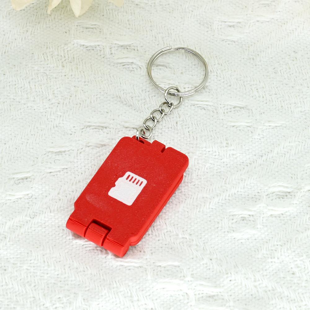 

Memory Card Case Micro SD Card Holder SDXC Storage Holder Protector Storage Box for SD/ SDHC/ SDXC/ Micro SD червоний
