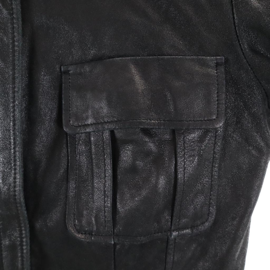 theory Sheep leather leather jacket 2 black Women Used