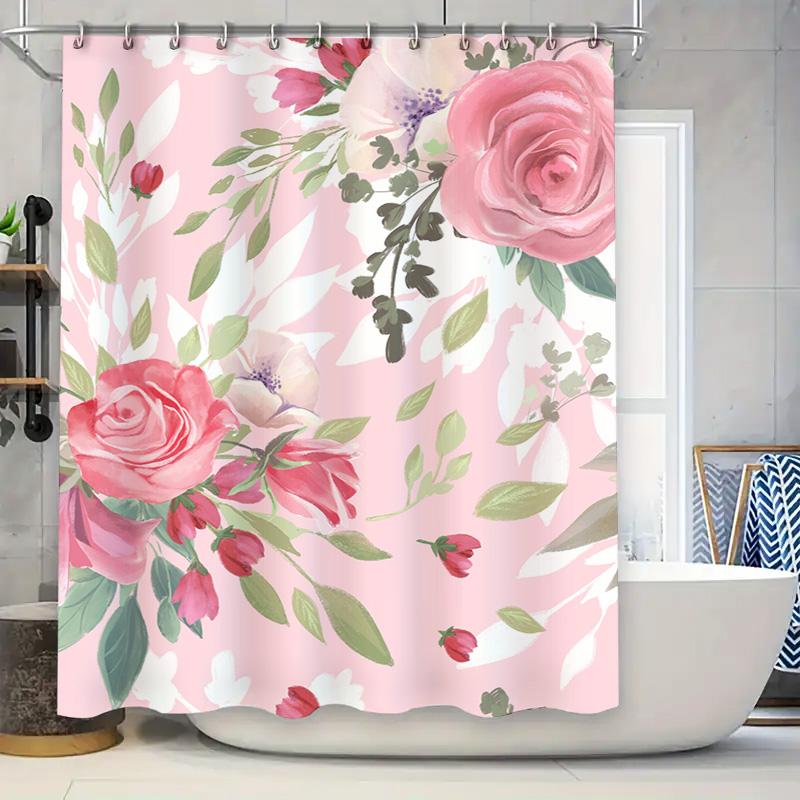 

Шторка для душа с декором в виде тропических листьев и орхидей смелого желтого цвета, вдохновленная природой, идеально подходит для добавления яркого акцента в y 90x180cm