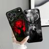 Dark Patterned Deer Funda Phone Cover Case for Apple iPhone 17 Pro Max 13 Air 12 16 14 15 Pro 7 8 XR XS MAX 11