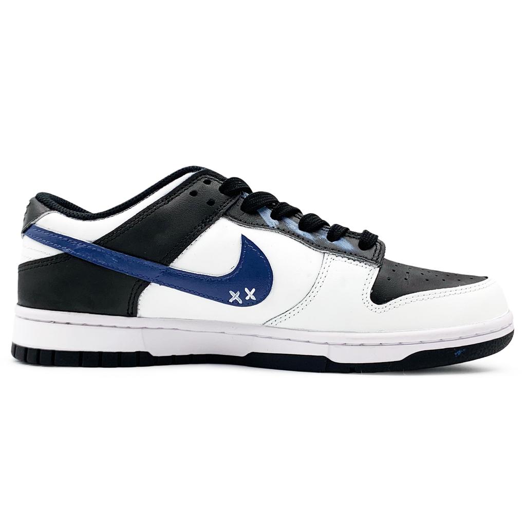 Nike Dunk Coverage Abrasion Resistant Breathable Low top Skateboard Shoes Unisex Blue Black HF5441-100(Team369-)