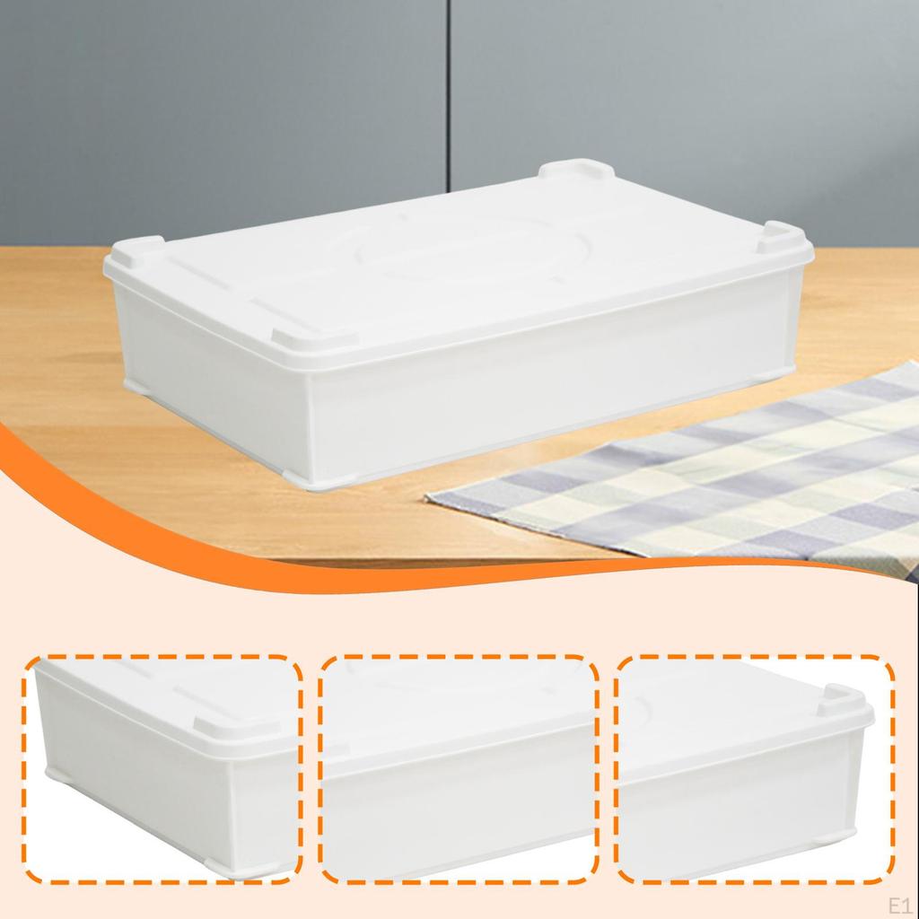 Fermentation Box for Storing Ingredients, Organizing Pizza , Bread, Stackable Container with Lid,