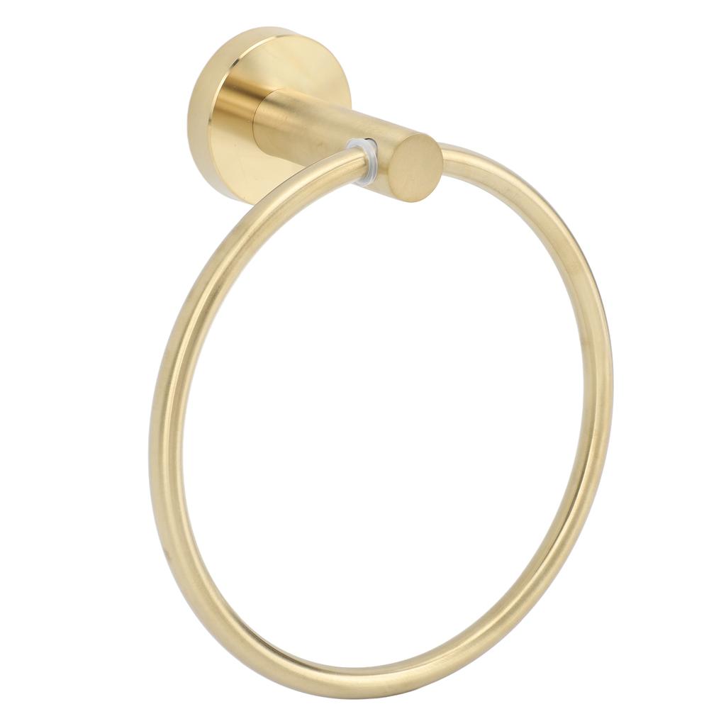 Antique Brass Bathroom Towel Ring Round Wall Mounted Towel Ring Bathroom Accessories