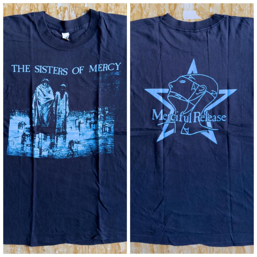 Men T-shirts The Sisters of Mercy 1990 Tour T-Shirt Fun Men's Short Sleeved Oversize Comfortable Pattern T-Shirt Series Top