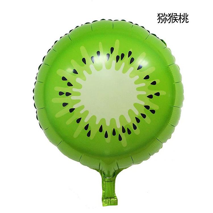 Adorable Fruit Theme Balloons Strawberry Watermelon Orange Pineapple for Nursery Birthday Decorations Outdoor Style