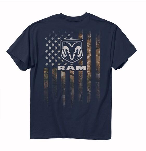 

RAM U.S. Flag Camo Short Sleeve T-Shirt NEW Fast Free Ship Unisex T-Shirt L