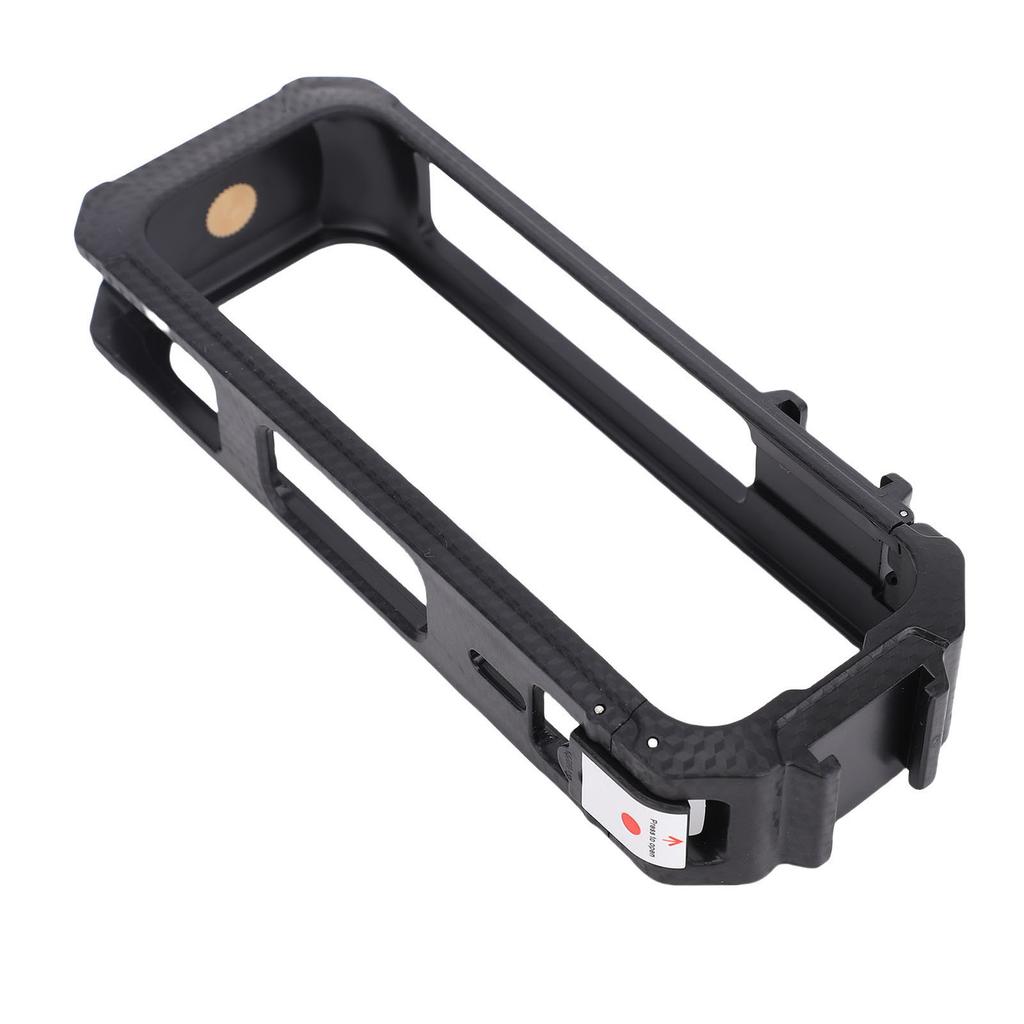 Protective Cage Fit for Insta360 X5 Action Camera Magnetic Quick Release Handheld Camera Housing Case Frame with Cold Shoe 1/4 Inch Screw Hole
