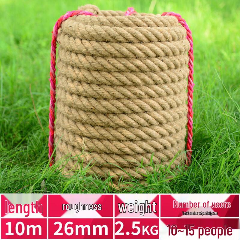 Heavy-Duty Hemp Tug-of-War Competition Rope