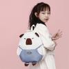 Playful Character Capybara School Backpack For Toddlers And Kids In Various Color Options
