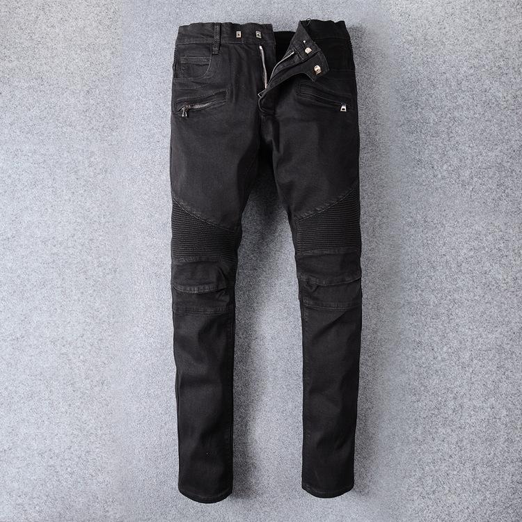Multi-pocket Stretch Slim-fit Skinny Jeans with