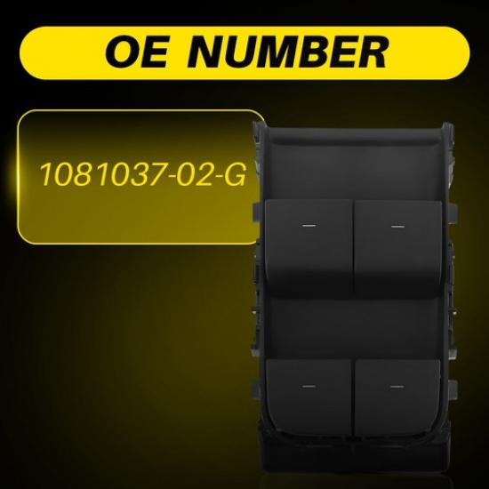 Front Left Power Window Control Switch For Tesla Model 3 Model Y -2024 EAX V