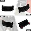 HDBUBALUS Motorcycle Oil Cooler Radiator Fit for Harley Touring Road King Road Electra Street Glide FLHR FLHTC 2009-2016