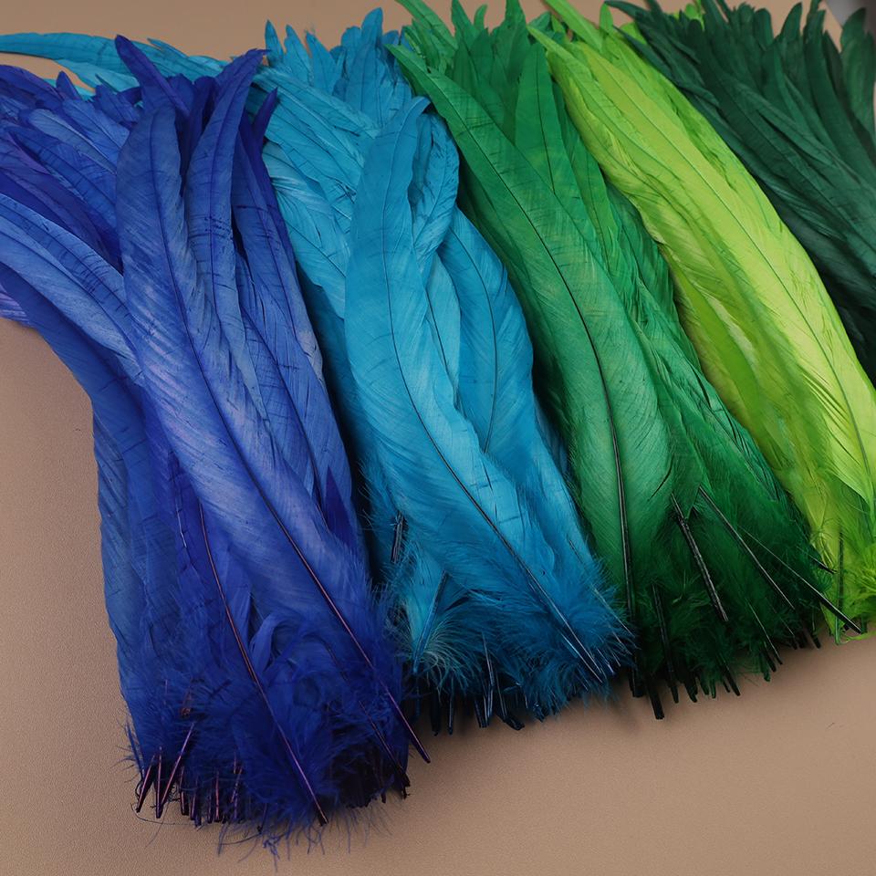 Rooster Feathers 35-40cm 40-45cm Handicraft Crafts DIY Natural Feather Handwork Party Plume Carnival Decoration