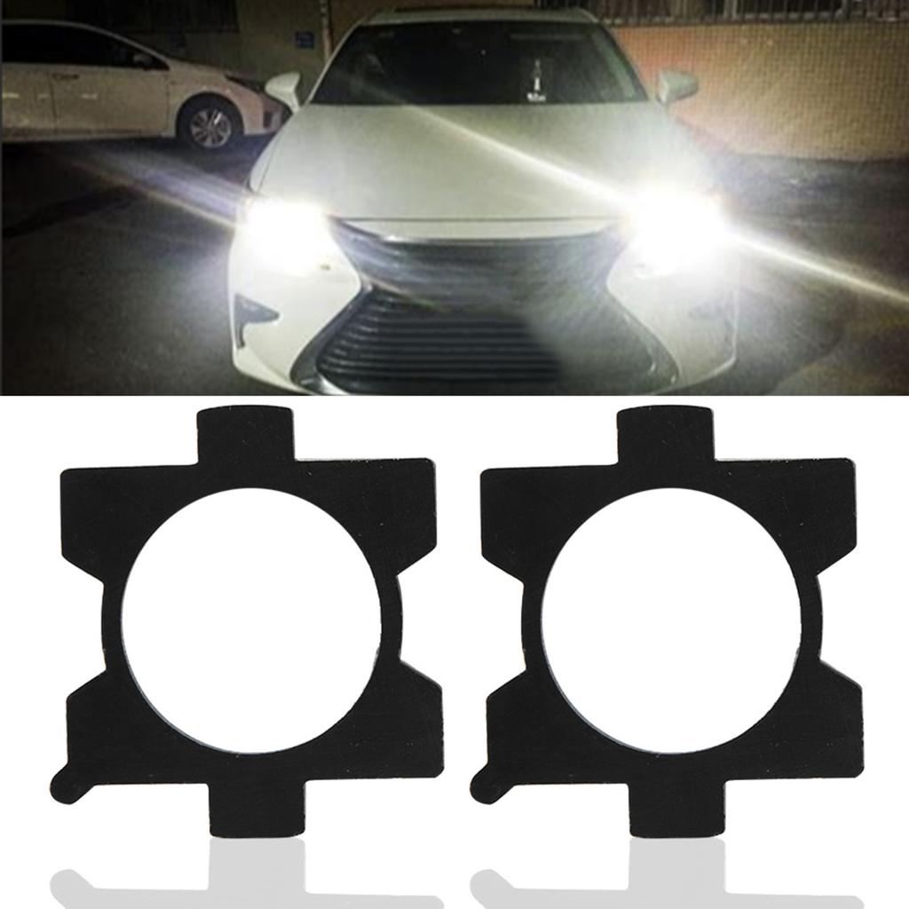 2PCS H7 LED Auto Scheinwerfer Birne Adapter Basis L08 Retainer Halter für Mazda CX5 CX7