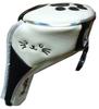 Golf Headcover, Fairway Wood, Paw Print, Magnetic (White/Black, Fairway Wood)