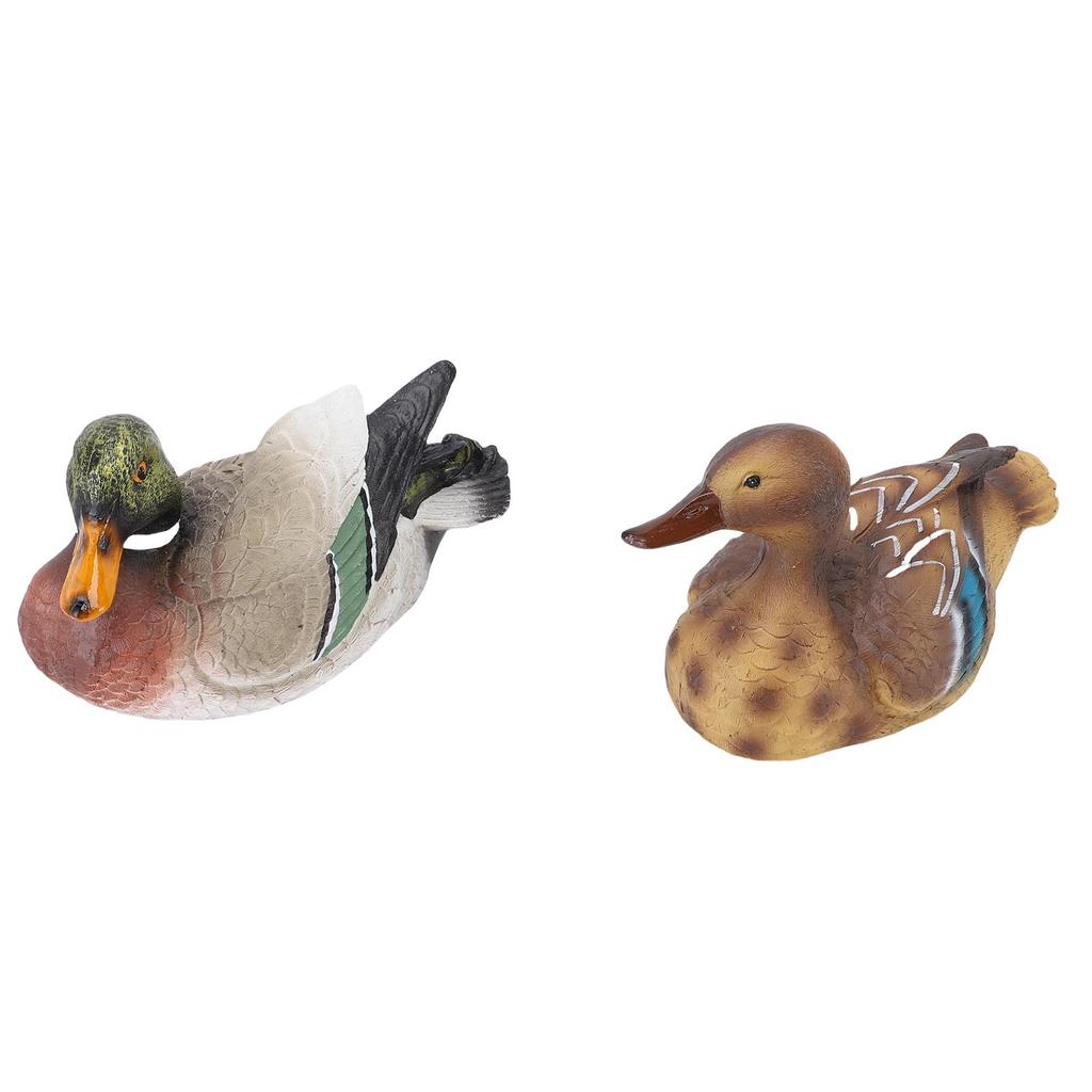 Floating Duck Sculpture Pond Duck Float Ornament Garden Pool Fish Tank Decoration for Outdoor Backyard