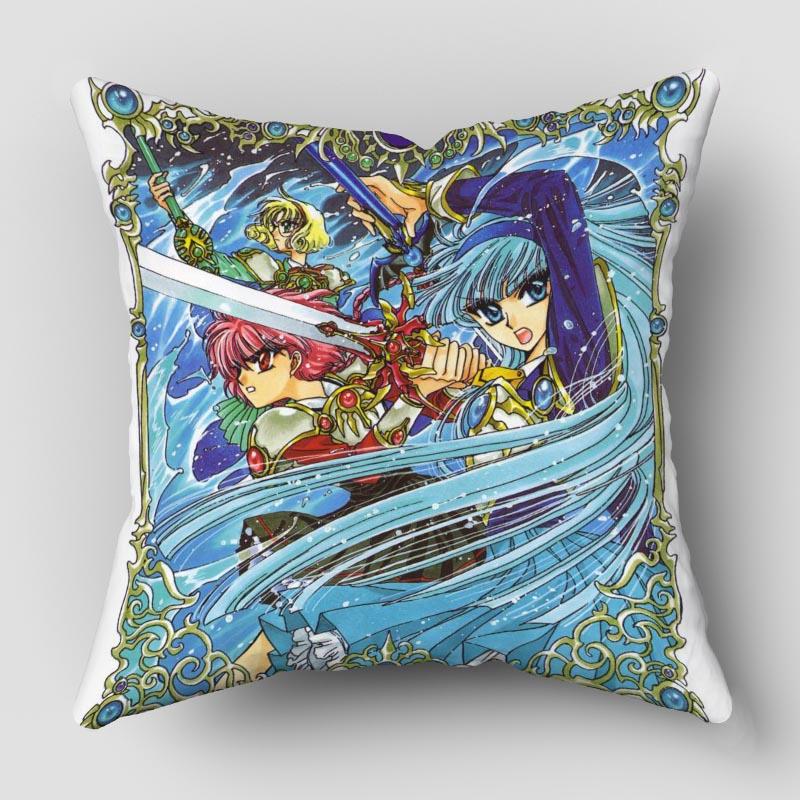 Musife Magic Knight Rayearth Pillowcase Art Square Zippered Pillow Cover 35*35,40*40,45*45cm wholesale