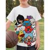 Summer Cartoon Print Toca Life World Kids T Shirts New Style Fashion Christma 3DCartoon Print Childrens Clothing Crewneck Tees Kids 3D Print Clothing