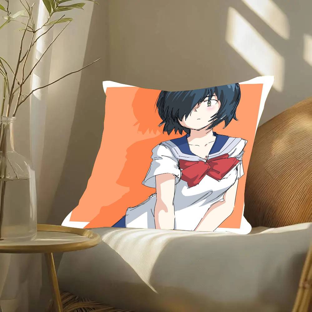 Mysterious Girlfriend X Urabe Mikoto Anime Pillow Case Fashion Square Pillowcase Bedroom Sofa Room Ins Decoration Leisure