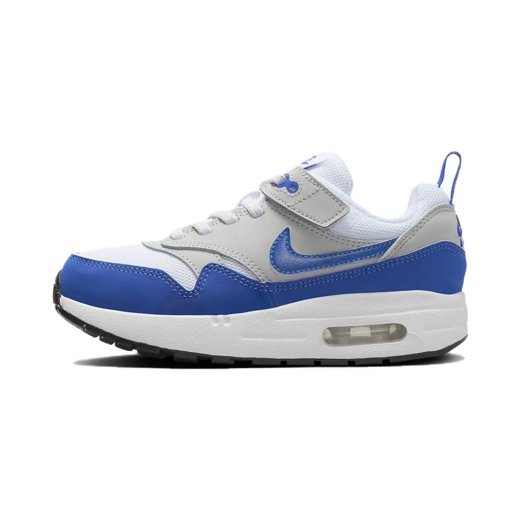 Nike Air Max 1 EasyOn PS Royal Blue Kids Sneakers White Neutral-Grey Black DZ3308-104