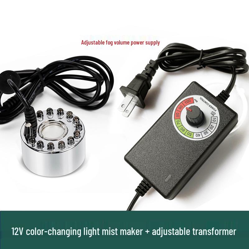 12V Solar-Powered Ultrasonic Single-Head Fog Maker Humidifier