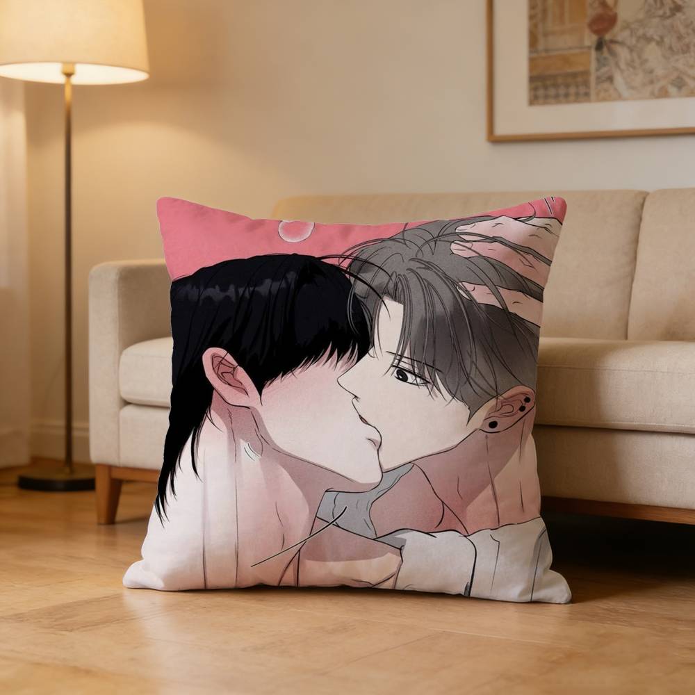 Unsleep Bl Anime Comic Pillow Case for Sofa Living Room Home office Decor Protective Cover