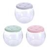 Transparent Storage Box Stool Multipurpose Children Storage Bench Plastic Round Stool  Living Room