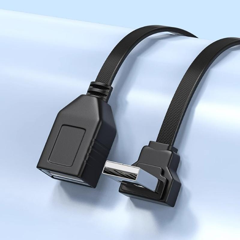 Adjustable USB 2.0 Extension Cable Male to Female Charging Data Cable for Computer and Peripherals Devices
