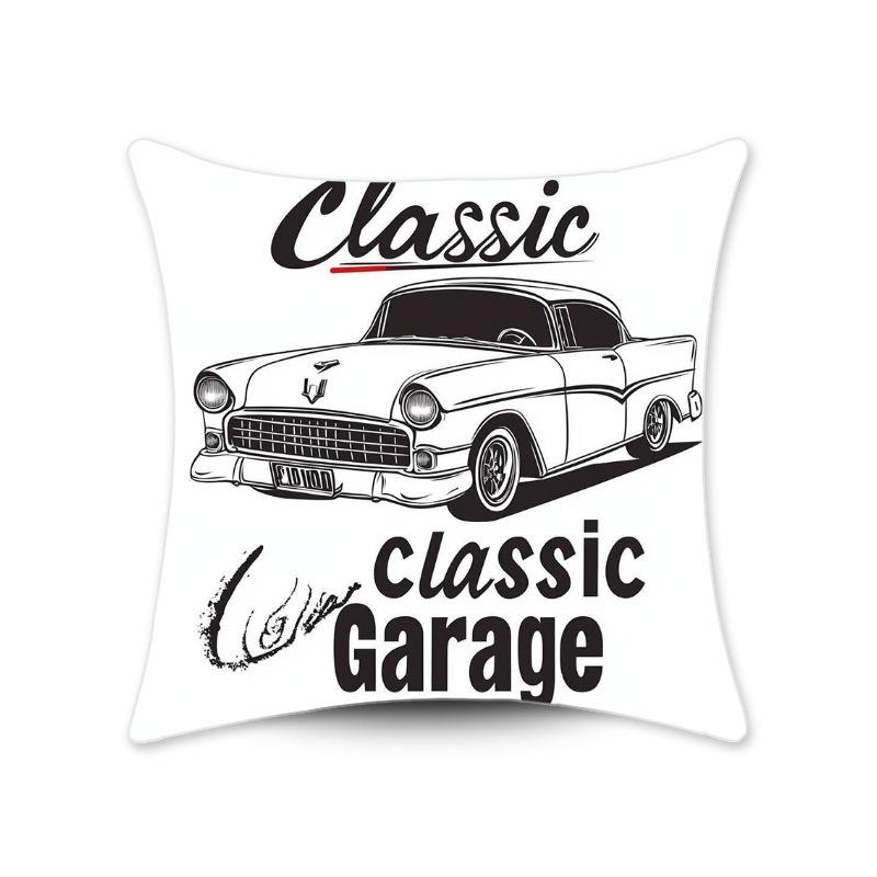 Retro American Style Pillow Case Printed Pillow Home Decoration Living Room Sofa Printed Cushion