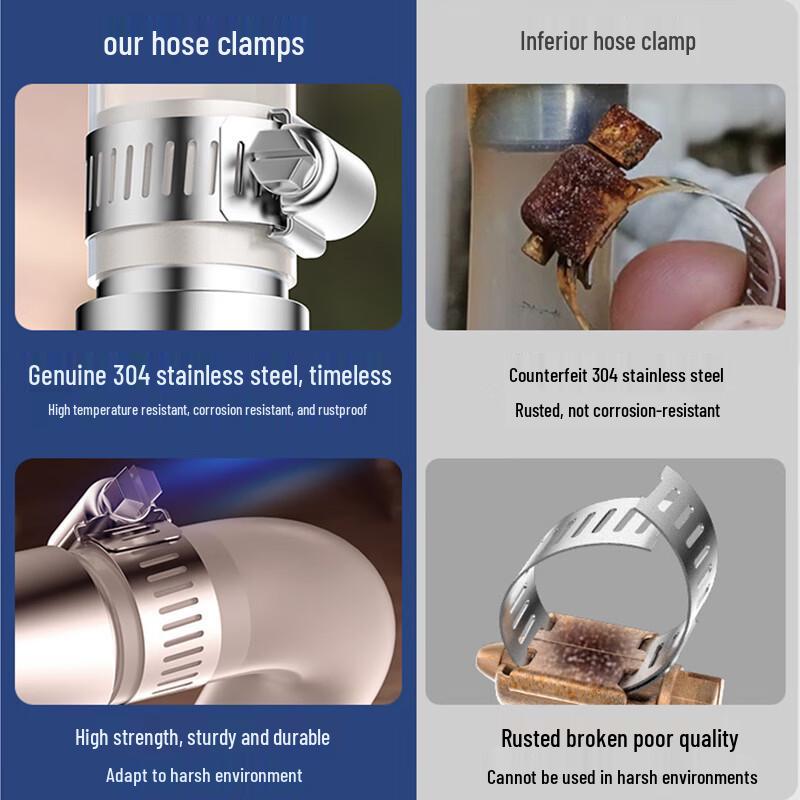 Alliance 304 Stainless Steel Hose Clamp Set