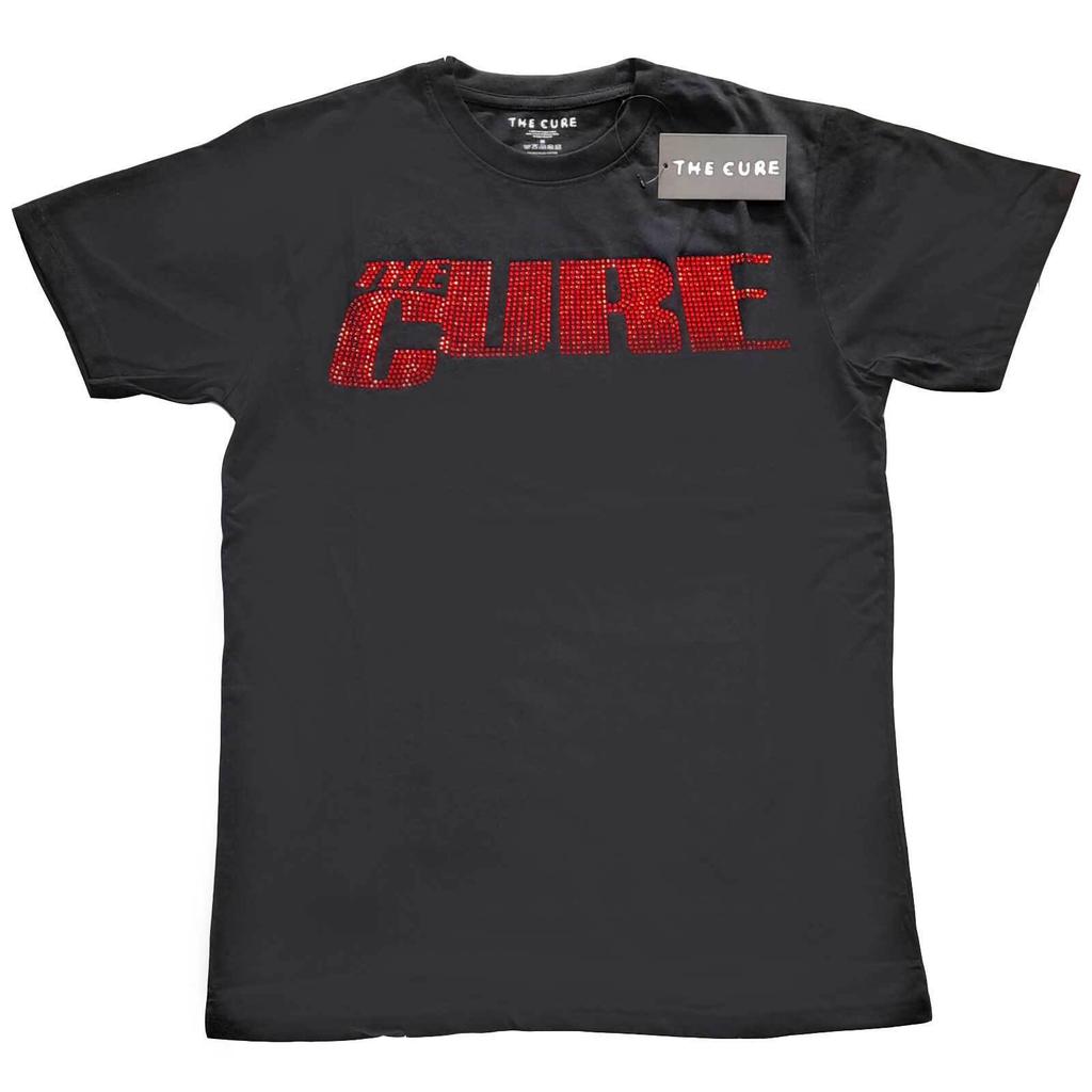 The Cure Logo Diamante Official Merchandise T-shirt MLXL New