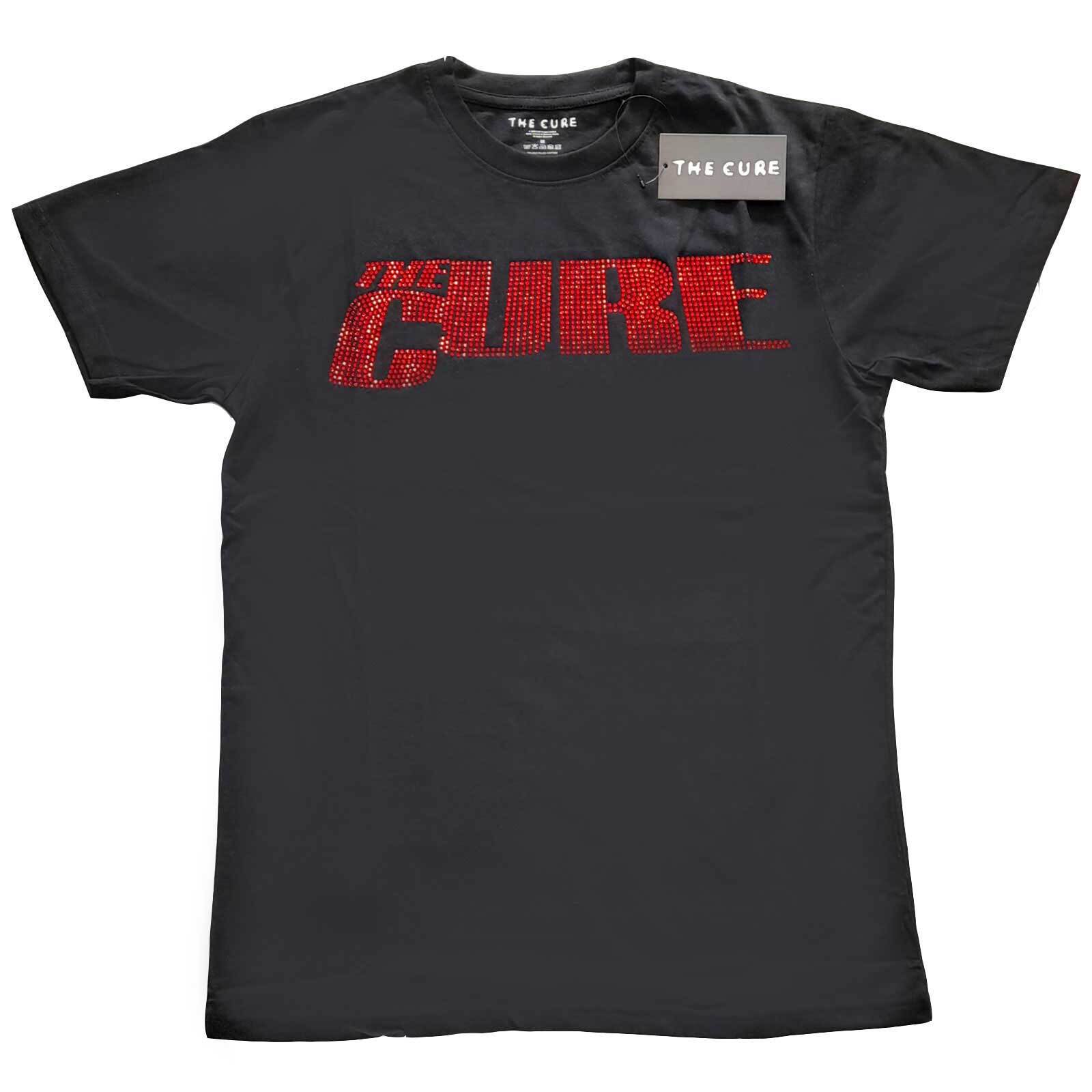 The Cure Logo Diamante Official Merchandise T-shirt MLXL New M