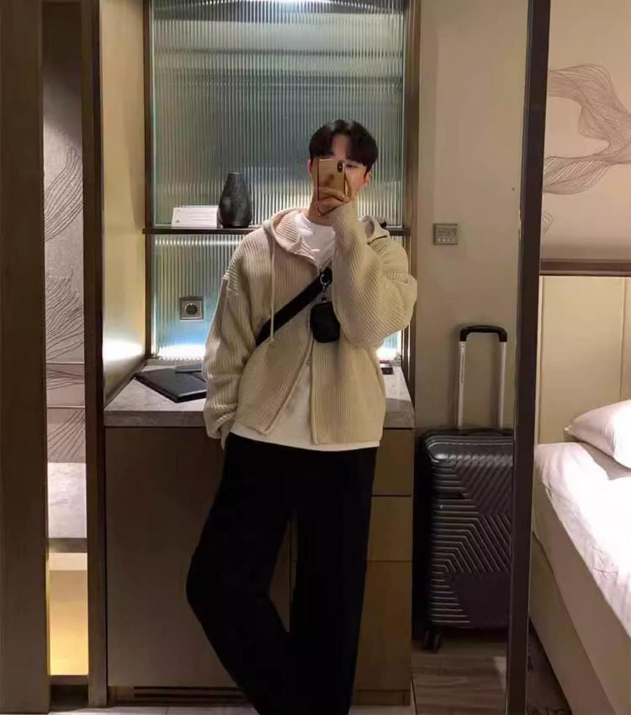 Herren Retro Strickjacke Mantel - Herbst Trend, Vielseitiger & Verdickter Pullover