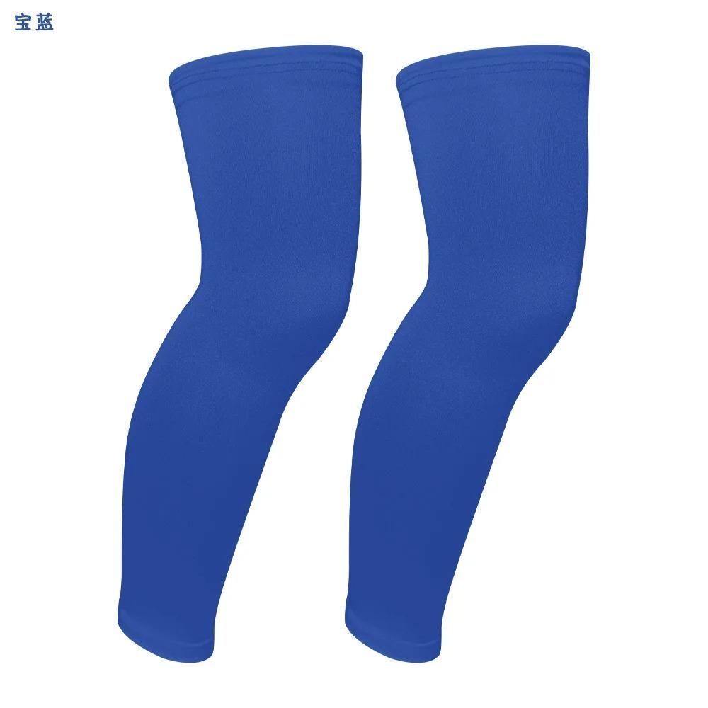 1 Paio di Maniche per Gambe per Bambini: Supporto a Compressione Lungo per Corsa, Escursionismo, Ciclismo, Viaggio, Pallacanestro e Calcio